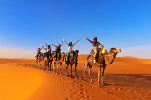 Overnight Camel Trekking Adventure in Merzouga Desert Erg Chebbi